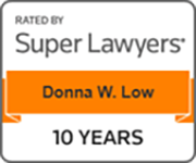 Rated By Super Lawyers | Donna W. Low | 10 Years