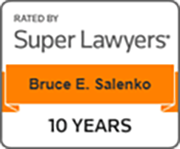 Rated By Super Lawyers | Bruce E. Salenko | 10 Years